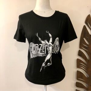 LED ZEPPELIN 1975 US Tour Slim Fit Ladies T Shirt